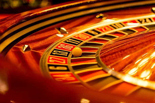 Live roulette with multi-angle camera feed Roulette wheel and betting layout